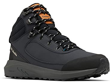 Columbia Trailstorm Peak Mid Wanderstiefel für Herren, Schwarz (Black x Dark Grey), 44 EU