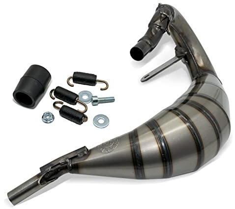 Collecteur d'échappement LeoVince X-FIGHT en acier inoxydable pour Fantic Motor Enduro 50 / Motard 50 / Competition/Performance
