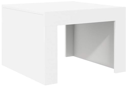 vidaXL Couchtisch Weiß 50x50x35 cm Holzwerkstoff