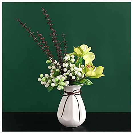 Fleurs Artificielles Simulation Bouquet Holly Fruits ACACIA BEAN Ornements Rich Blueberry Home Salon Salon Table de bureau de bureau Décoration artificielle Fleur Ameublement Bouquets Fleurs Artificie