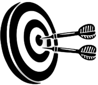 Stickerfreaks Darts Aufkleber - Bullseye 180 9-Darter Triple Spickern Double - Schwarz - Made in Germany - ORACAL Vinyl - für Autokarosserie, Glas, Metall, PVC, Holz - Sportlich - 1 Stk.