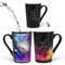 Mugkiss Virgo Heat Color Changing Constellation Cup 12oz, Engraving Horoscope Virgo Ceramic Coffee Mug, Unique Holiday Birthday Gift for him and her, August September Magic Presents.
