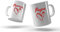 GRAVURE CONCEPT Mug Céramique Maman Papa - Mug Famille - Idée Cadeau Fête des Mères - Fête des Pères (Lot de 2 : 1 Mug Maman + 1 Mug Papa)