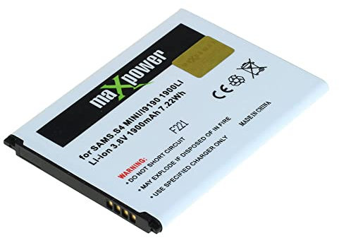Mobilfunk Krause - Akku MaxPower für Samsung Galaxy S 4 Mini 1900mAh Li-Ionen (B500BE)