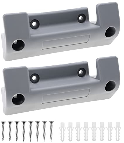 Be In Your Mind 2Pcs Water Hose Reel Holder Replacement Water Pipe Wall Mounting Bracket Wall Mount Garden Hose Storage Pipe Fixing Bracket Plastic