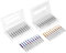 VEVOR 40pcs End Mills CNC Router Bits, 1/8 Shank, CNC Cutter Milling Carving Bit Set, Including 2-Flute Flat Nose & Ball Nose End Mill, Nano Blue Coat & Titanium Coat CNC Bits, for Milling Machine