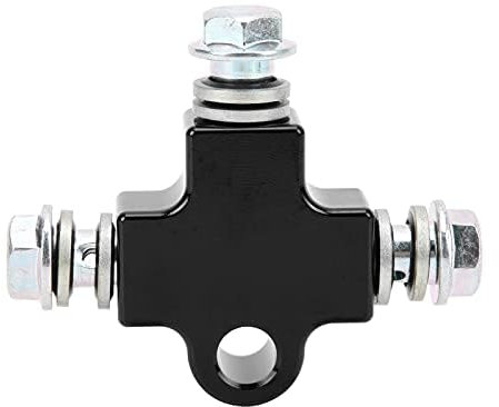 ANKROYU Bremsleitungs T-Stück für Motorrad, T Schlauch Stahlarmaturen, Universal Motorrad Hydraulikbremsleitung, T Schlauchverbinder, T Adapter(Schwarz)
