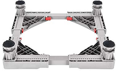 YHJZSM Base para Lavadora a Prueba de Golpes Base para refrigerador Soporte telescópico 4/8/12 Pies Resistentes Tamaño Soporte Ajustable Bandejas de Piso para congelador Estante para mueb