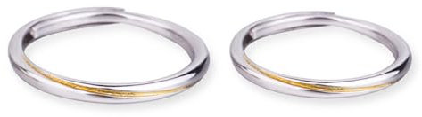 Anelli Coordinati Per Coppia In Argento Sterling S925, Anello Aperto Regolabile Per Coppia Anelli In Argento Sterling Amore Infinito Anello Commemorativo Promessa Anello Di Fidanzamento Anniversario