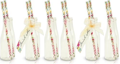 Talking Tables Alice In Wonderland Party Drink Set, 12 Pack TSALICE-DRINKSET