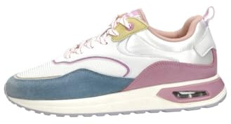 Palpa Damenschuhe Schnürschuhe Sportive Sneaker Low Weiß Freizeit