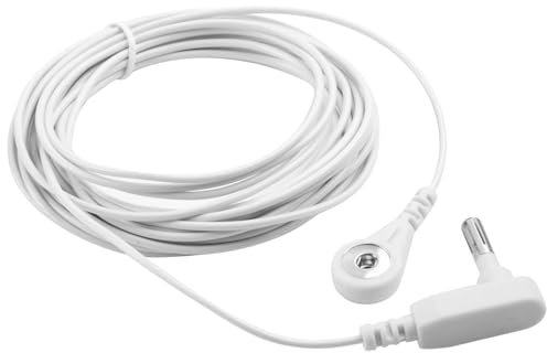 Grounding Rod with 15ft Wire Anti Static Grounding Cable Use with Earthing Sheet,Grounding Mat,Pillowcase,Pad,Natural & Direct Way to Ground Yourself