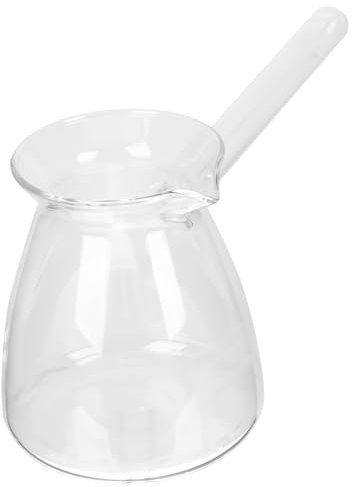 HOMSFOU 1 Pc Caffettiera Con Manico Laterale Caffettiera Turca in Di Pentola Bollilatte Antiaderente Bicchieri Per Bere Set Caffè Turco Teiera Macchina Per Il Caffè Sicuro Bicchiere