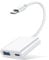 Adattatore USBC 3.0 per iPhone 15 [Certificato Apple MFi] 2 in 1 Adattatore da USBC a USB OTG Cavo con porta Ricarica di USBC a 10W Splitter per iPhone 15/Samsung/iPad,Lettore di schede,Tastiera,Mouse
