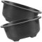Milisten 2 Pièces Pot De Fleur Décoration De Bureau Drainage Jardin Pot Bonsai 30 Cm Pot De Départ Usine Porte-Cactus Fleurs D'extérieur Support De Bureau XL Ménage Plastique Arbre à Fleurs