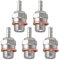 5Packs RC Bujía incandescente #4 N4 Medium Hot Spark Nitro Motor Partes 7017 Compatible con Traxxas Kyosho Redcat HPI HSP 1/8 1/10 RC Auto Truck Buggy