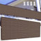 Brise Vue Balcon 110 x 900 cm Protection UV HDPE Habillage de Balcon avec Attaches de Câble et Cordons pour Balcon Terrasse Jardin, ‎Marron