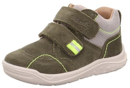 Superfit Whaley Sneaker, Grün/Hellgrau 7000, 24 EU Weit