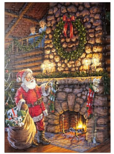 MyPuzzle Der Weihnachtsmann ist da! - Premium 200 Teile Puzzle - MyPuzzle Sonderkollektion von Puzzle Galaxy