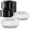 Air Fryer Silicone Liners for Ninja Double Stack 7.6L Air Fryer: SL300UK Liners, Dual Silicone Liner for SL300UK, Accessories Compatible for Ninja Dual Stack 7.6 SL300, SL201 and SL300EU by FryEasy