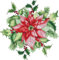 Gofission Kreuzstich Set Vorgedruckt Stickpackungen, Weihnachtliches Rot 14ct Stickset 31x32cm mit Stoff Vorlagen für Erwachsene Anfänger