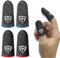 Ensemble de 4 doigtiers de jeu, étui de jeu mobile, gants pour écran tactile résistants à la transpiration, adaptés aux doigts et aux pouces pour les jeux sur écran tactile, doigtiers de jeu