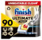 Finish Ultimate Plus All in One Lemon Sparkle Powerball Dishwasher Pack 90 Tabs