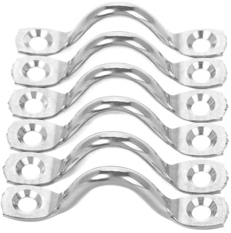 POPETPOP Quincaillerie De Kayak en Acier Inoxydable 10 Pièces Poignées en U pour Kayak Canoë Et Accessoires De Bateau