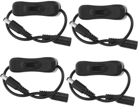 Angoily -streifenlichtgerät Inline-kabel 4-teilig Ersatz Einfache Ein-/aus-funktionalität