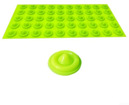 Snowboard Stomp Pads, Selbstklebende Spike Snowboard Step Mats, Extra Grip Pad, Stomp Pads für Winter Ski Zubehör (grün)