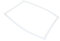 sparefixd Suitable for Beko CFG1582S Top Door Seal White Rubber Fridge Freeze