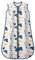 MIKAFEN Baby Schlafsack Sommer 1.0 Tog,100% Baumwolle Kinder Sommerschlafsack für Jungen und Mädchen, Blauer Dinosaurier,6-14 Monate