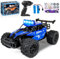 Joellfuner Macchina Telecomandata per Bambini, 2.4Ghz 1:16 Macchina Radiocomandata con Luce LED Quattro Colori, 20KM/H Monster Truck Telecomandato con marce alte e basse per bambini 3+ anni (Blu)