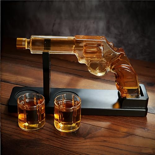 Set di decanter per whisky con bicchierini da shot, regalo da uomo, regalo unico personalizzato per marito e padre, esperienza di bere di qualità per casa, bar, feste