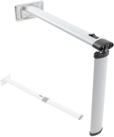 WPWSDWMX Wohnmobil-Tischfußhalterung, 70 cm Klappbares Tischbein, Abnehmbar, Aluminium-Tischfuß für Yachten und Wohnmobile