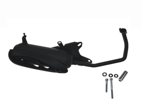 Auspuff passend für Sym Fiddle 2, Peugeot Django Kisbee, Kymco Agility Like 50 4T