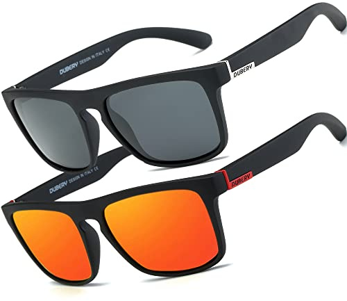 HGDGears Polarisierte Sonnenbrille Herren Damen UV400 Schutz Retro Outdoor | Driving Travel Sonnenbrille für Herren