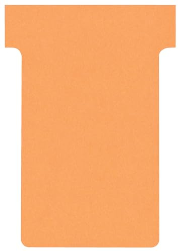 FRANKEN Kartentafel Zubehör T-Karten, Index 1, 100 Stück, orange, TK105