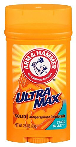 Arm & Hammer Ultra Max Antiperspirant Deodorant, Invisible Solid, Cool Blast, 2.6 oz. by Arm & Hammer