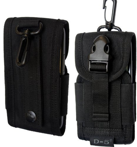 Black Universal Army Camouflage Tactical Velcro Molle Waist Belt Case Cover Pouch For Apple iPhone 4 4s 5 Samsung Galaxy S3 S2 S4