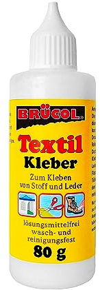 TEXTIL KLEBER 80ml Texilkleber Textilklebstoff Stoffkleber Lederkleber Gewebekleber Gewebeklebstoff Gewebe Stoff