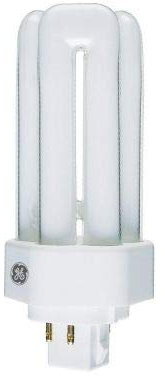 5 bombillas de bajo consumo GE 12870 de 18 W Biax D/E de 4 pines, color blanco frío, conexión cuádruple, casquillo G24q-2, 4000 K, PLC PL, F18DBX/SPX41/840/4P