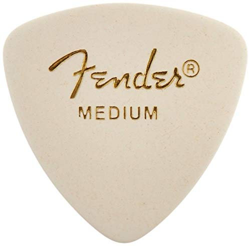 Fender® »346 SHAPE CLASSIC CELLULOID PICKS - 72 COUNT« Pack mit 72 Stück Zelluloid-Plektren für Gitarre - Form: 346 - Stärke: Medium - Farbe: Weiß