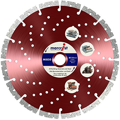 Marcrist MI850 150mm Angle Grinder Diamond Blade Pack of 5