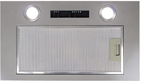 electriQ 52cm Canopy Cooker Hood in Silver