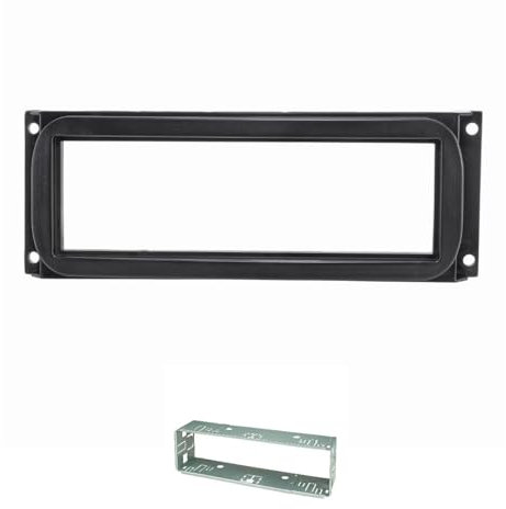 tomzz Audio 2407-014 Radioblende Metallschacht kompatibel mit Chrysler Neon PT Cruiser Jeep Wrangler Grand Cherokee