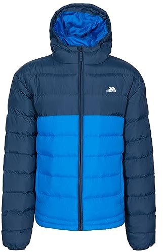 Trespass Mens Padded Water Resistant Jacket Oskar Navy in Size - M