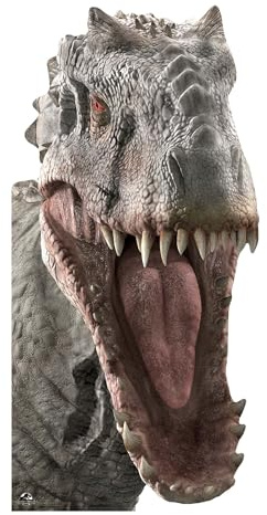 Star Cutouts SC1281 Indominus Rex Stand-In Dinosaur Cardboard Cutout – Jurassic Photo Prop, Dinosaur Party Decoration & Kids Event Display