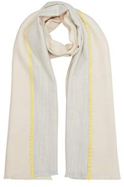 s.Oliver Damen 201.10.012.25.277.2056622 Winter-Schal, Beige(81G1), 1