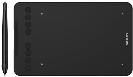 Diverse 7x4inch Active Area 2.4G Wireless Connection Support: Mac OS Chromebook OS WinPartial Linux for Teachers Students andart learners